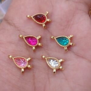 Invisible Enamel Pendant drop shape