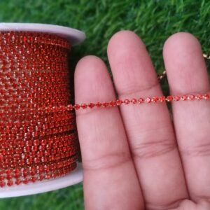 Stone Chain Red(1m)