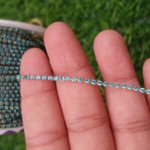 Stone Chain Blue (1m)