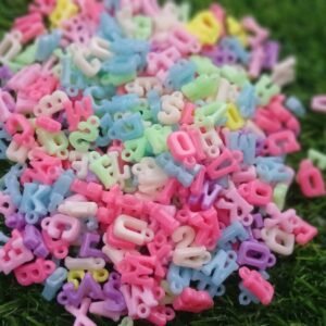 Acrylic Beads Alphabets(10g)