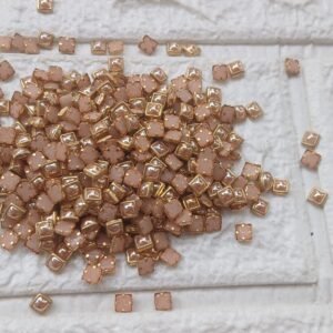 Ceramic Gold Square Shape