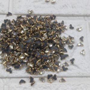 White Fitting Stones Heart Shape