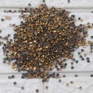 Golden Fitting Stones Round 3mm