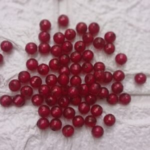 Plastic Fancy Beads Meroon(20gm)