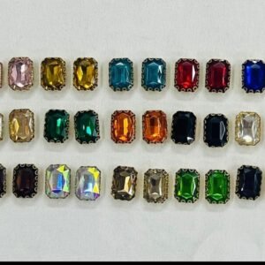 Clip Stones Reactangle Shape(1 Piece)