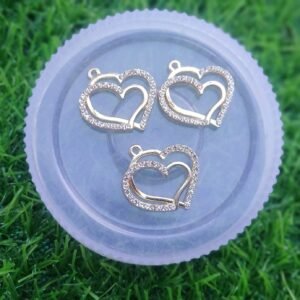 Golden Double Heart(1 Piece)